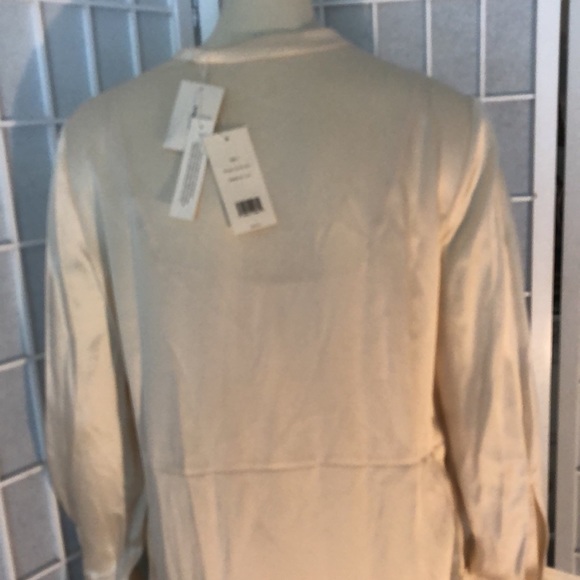 NWT Vince Cream Shirt Dress sz 6 - Picture 5 of 11